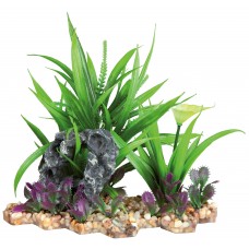Decor Plante Din Plastic In Pietris 18 cm 89302