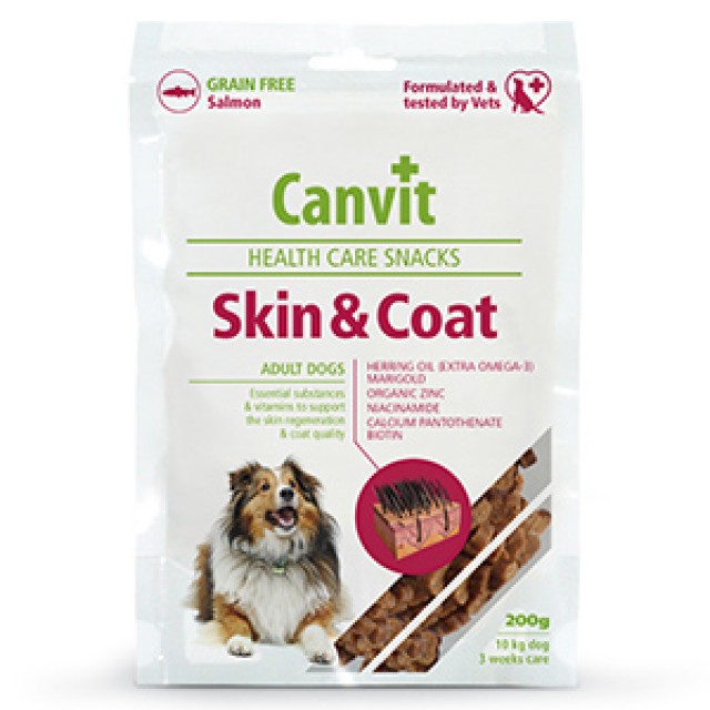 Canvit Health Care Snack Skin and Coat 200g