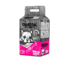 Charcoal Pet Sheets- M (45 x 60 cm)- 50 BUC